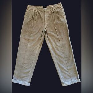 NWT Bill Blass Black Label Corduroy Relaxed Fit Mens 40x30